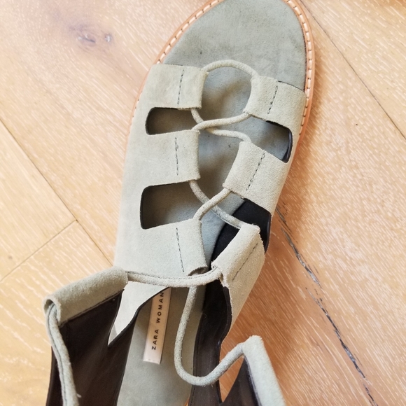 Zara leather roman sandal - Picture 5 of 6